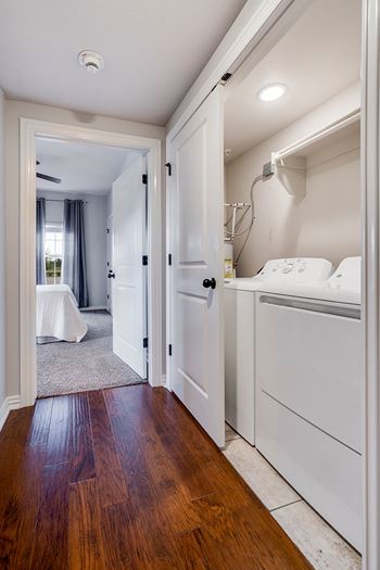 Full-size washer/dryer